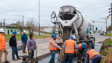 Obra para mejorar el acceso al Puerto Quequén